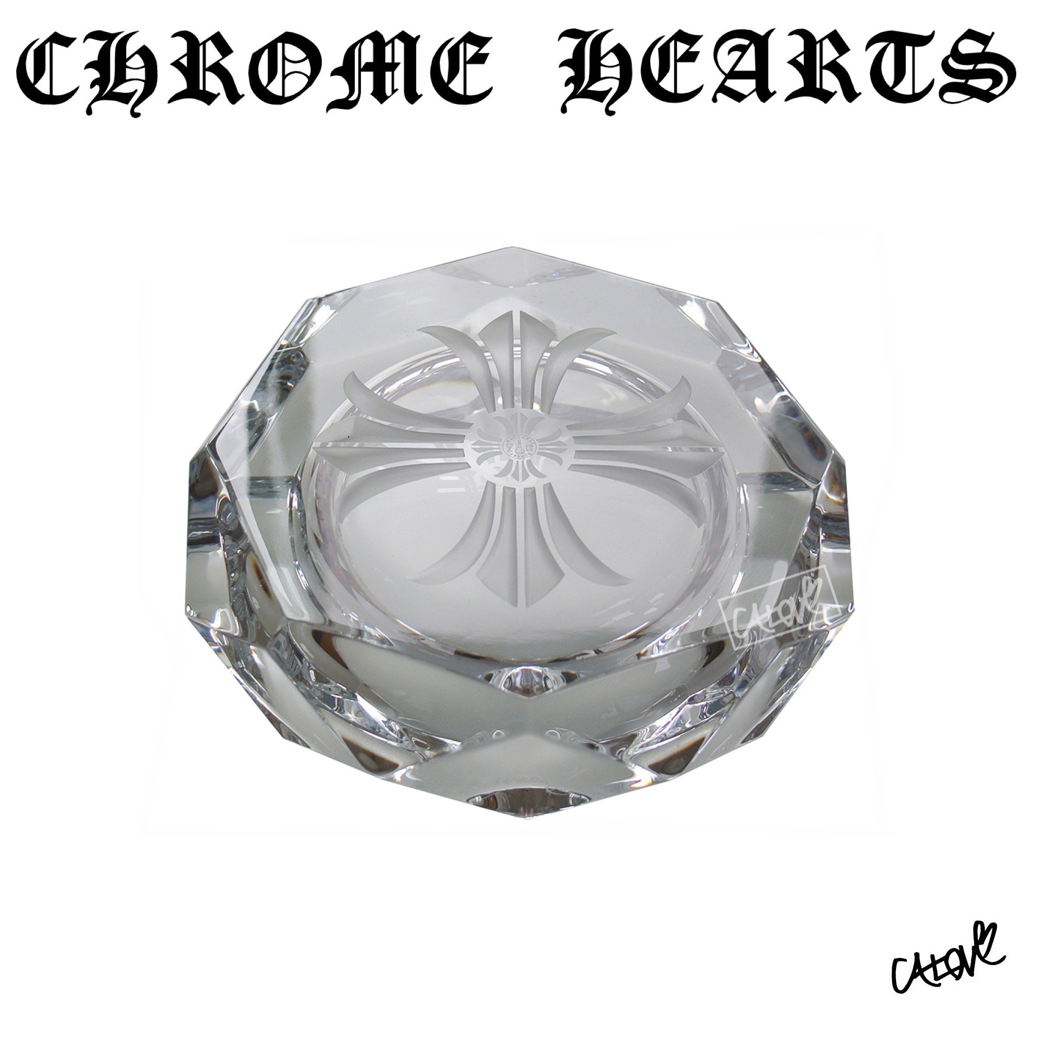 十クロムハーツ×バカラ【アッシュトレイ/Large 】◇◇コラボ (CHROME