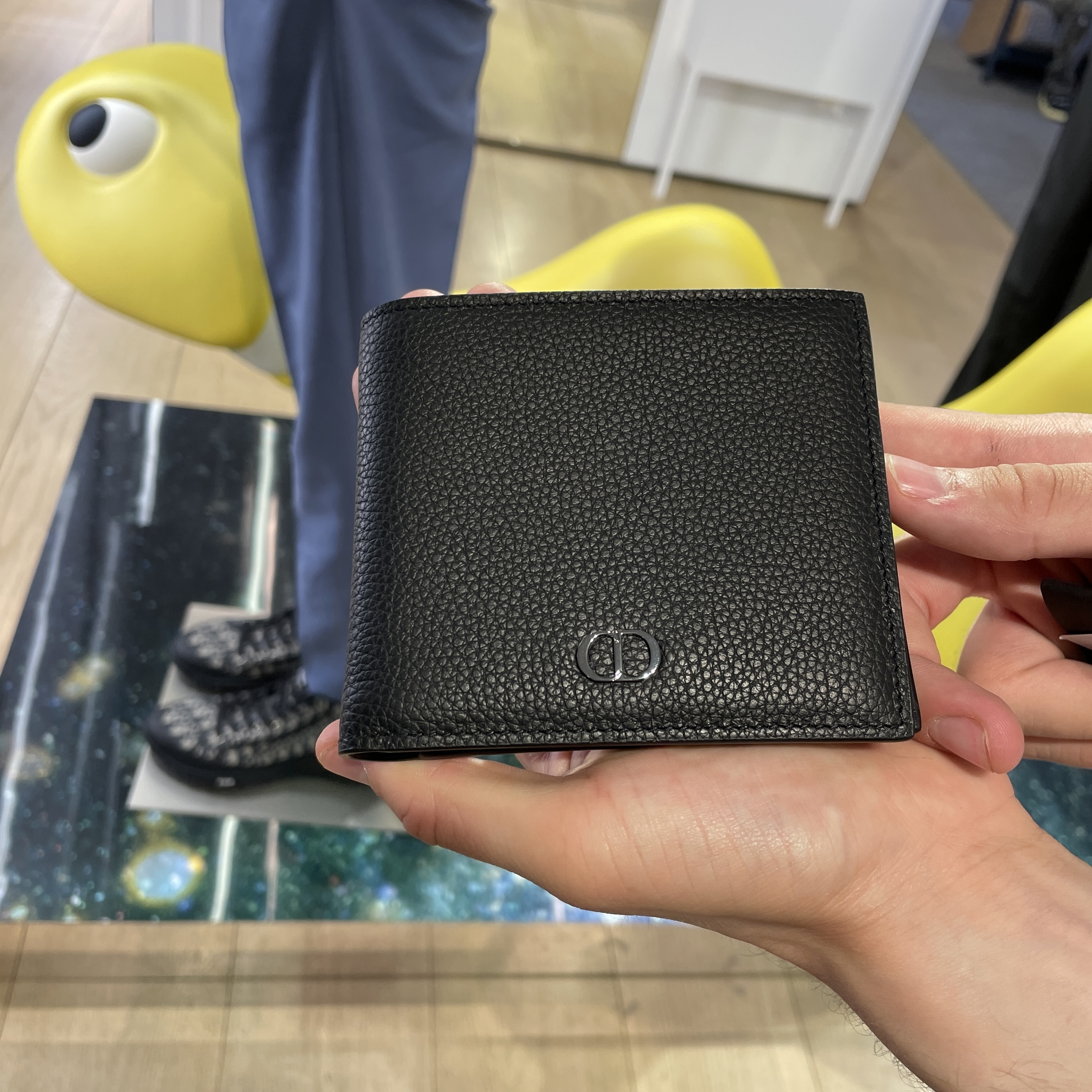 ディオール】DIOR 大人気☆ コインケース付き 二つ折り財布 (Dior