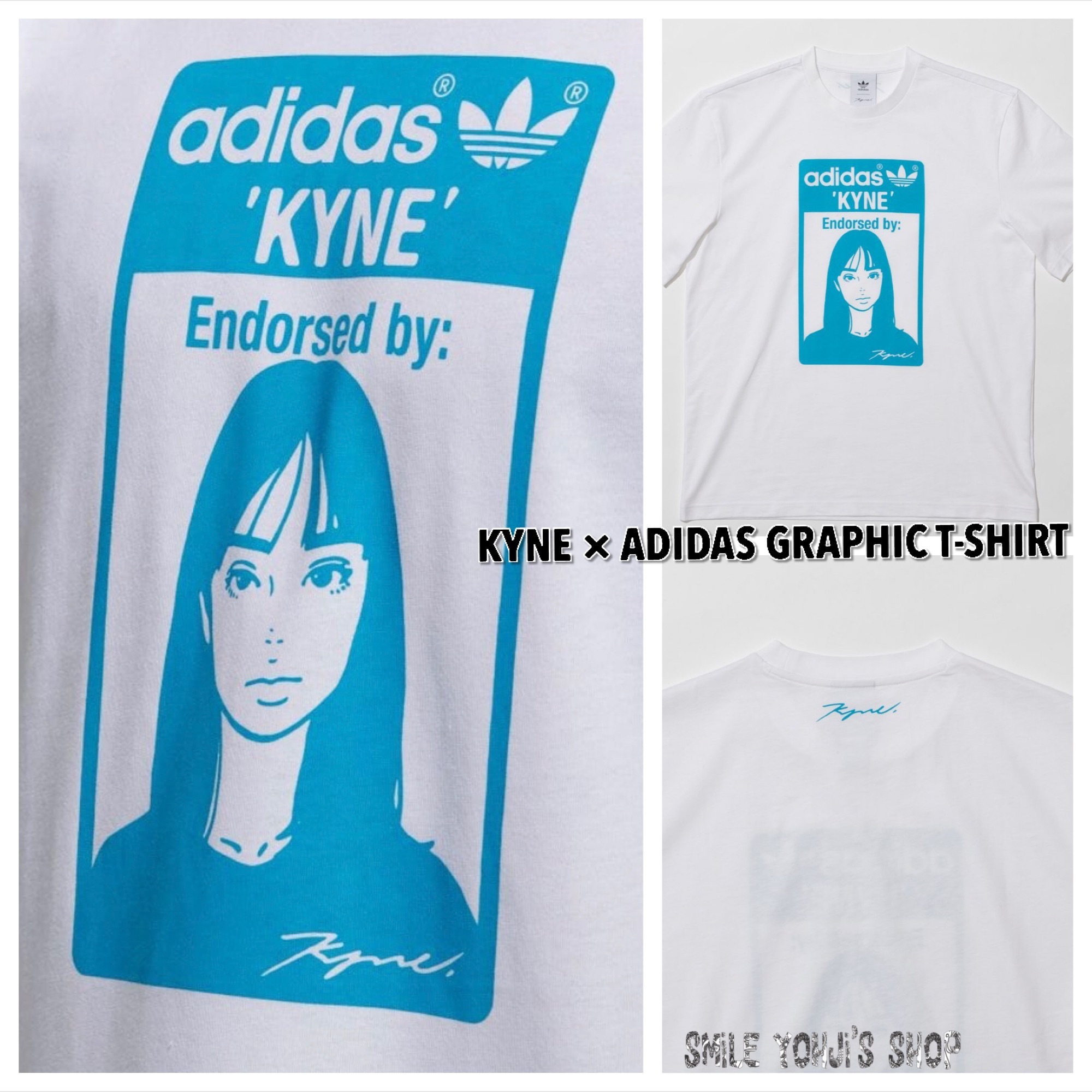 ☆入手困難☆KYNE × ADIDAS GRAPHIC T-SHIRT (adidas/Tシャツ