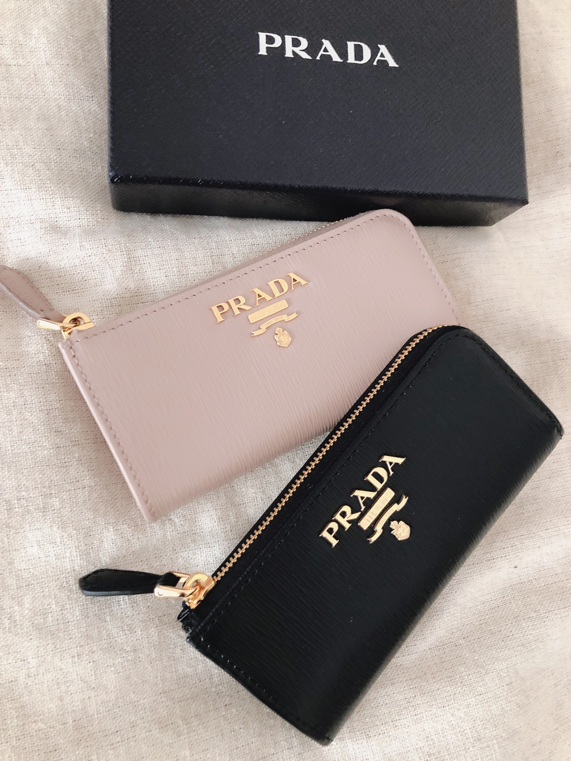 アウトレット】PRADAキーケース☆((1PP026))☆L字ファスナー (PRADA
