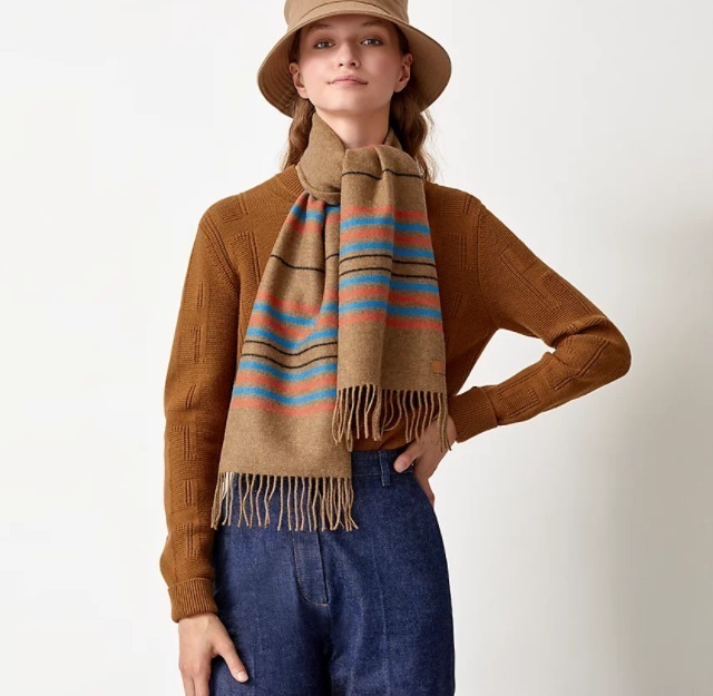 新作☆》HERMES マフラー 《ネオ・ロカバール》カシミア (HERMES