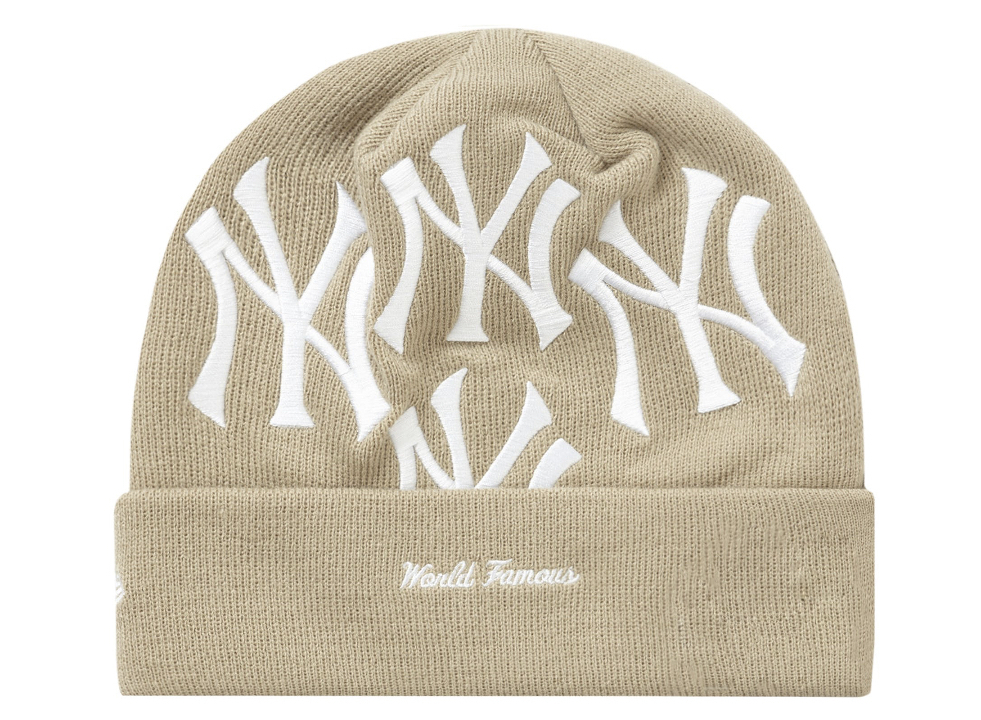☆Supreme x NY Yankees☆送関込☆おしゃれ好き必須のニット帽