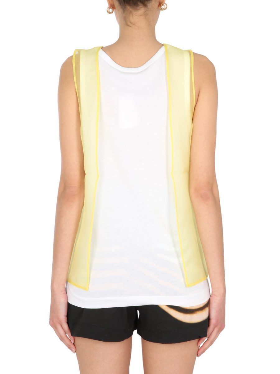 14SS DRIES VAN NOTEN ナンバープリント タンクトップ M 14SS DRIES