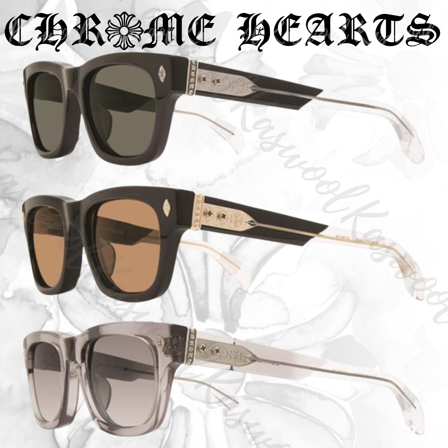 Chrome Hearts クロムハーツ DICK FITZENER クロス サングラス (CHROME