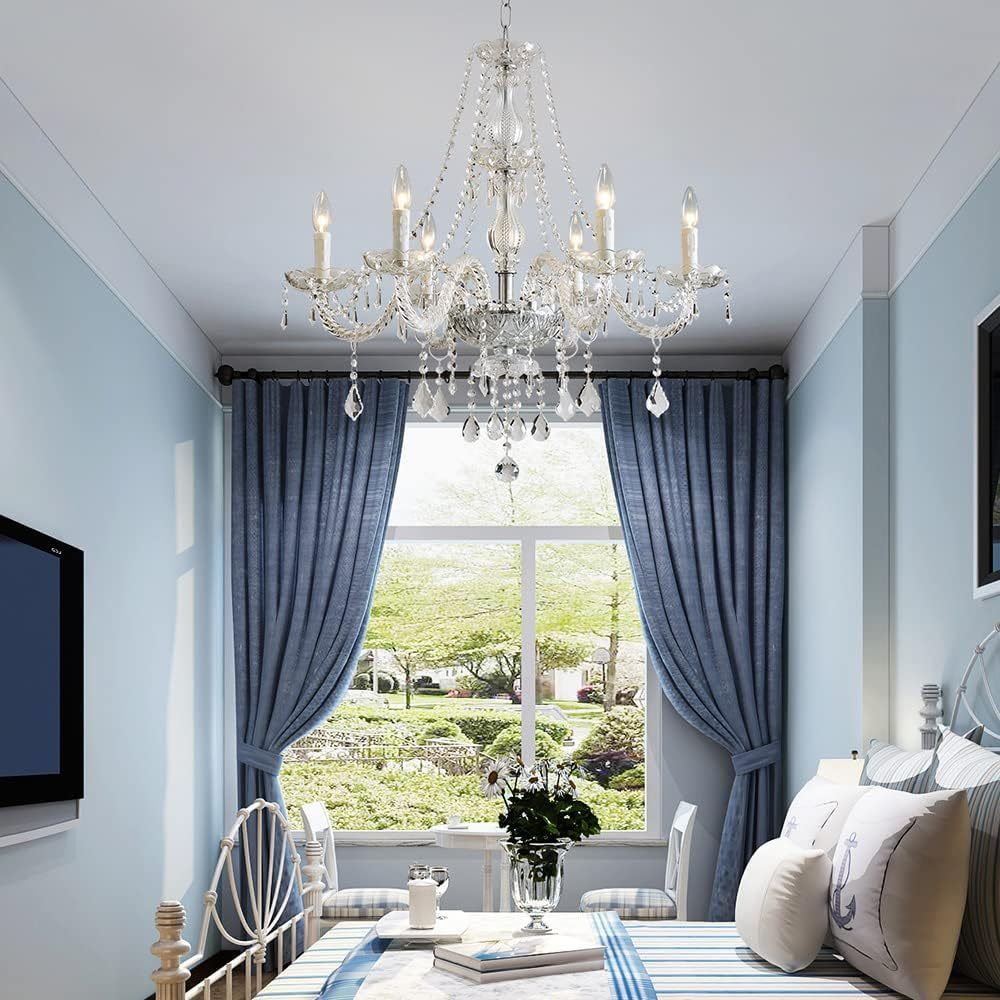 SM Saint Mossi インテリア クリスタル シャンデリア クリア (照明