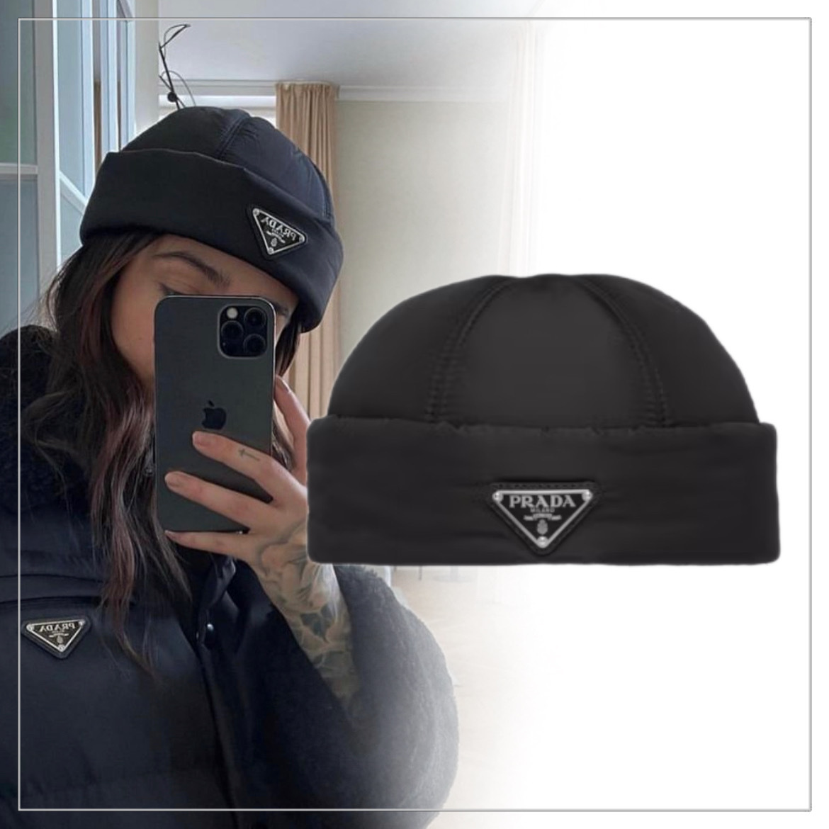 PRADA ナイロンビーニーRE-NYLON