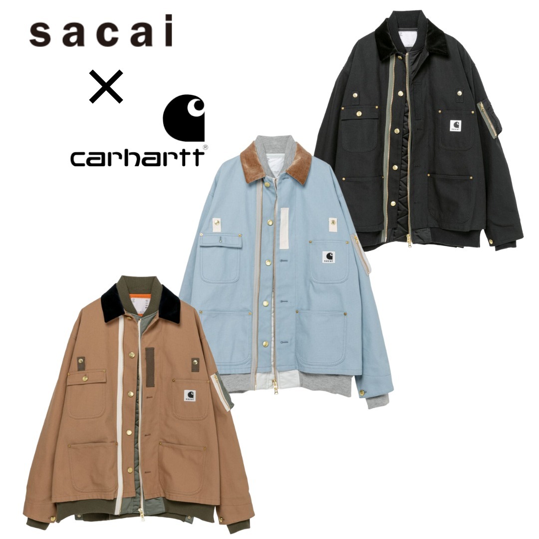 希少】Carhartt × sacai Canvas × MA-1 Jacket Michigan (Carhartt