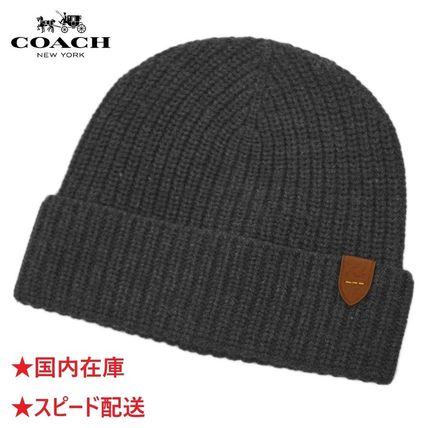 新品 COACH コーチ 男女兼用 ニットキャップ 新品 COACH コーチ 男女