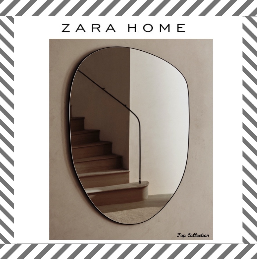 ZARA HOME イレギュラー シェイプミラー ウオールミラー 鏡 (ZARA HOME