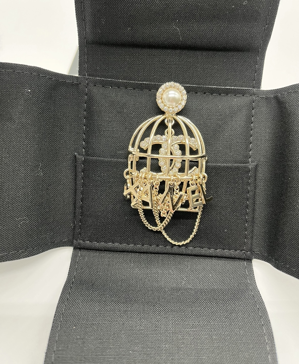 国内発送 新作 CHANEL ブローチ ココマーク シャネル 鳥かご (CHANEL