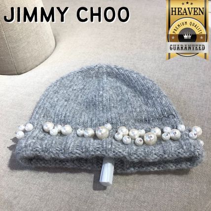 ニット Jimmy Choo(ジミーチュウ) 帽子(レディース) - ブランド通販のBUYMA
