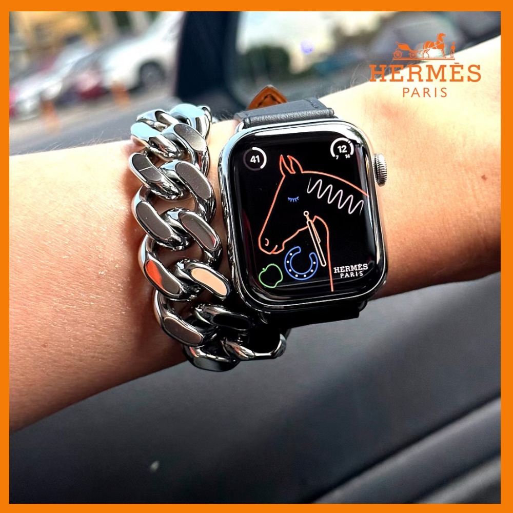 Apple Watch HERMES ローズテキサス 2024 41mm Купить Ремешок Apple