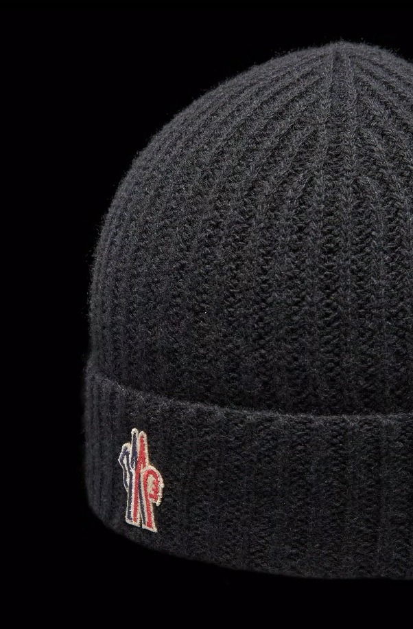 柴犬 様用正規品 MONCLER ネイビー ニット帽 ケーブル編み 大人もOK