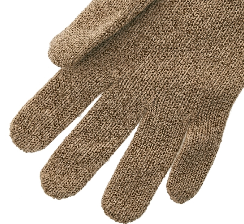 Burberry☆ロゴインターシャ ツートン カシミアグローブ (Burberry