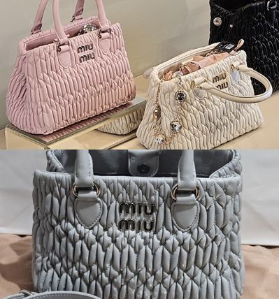 miumiu❤︎ナッパクリスタルビジュー❤︎バッグ