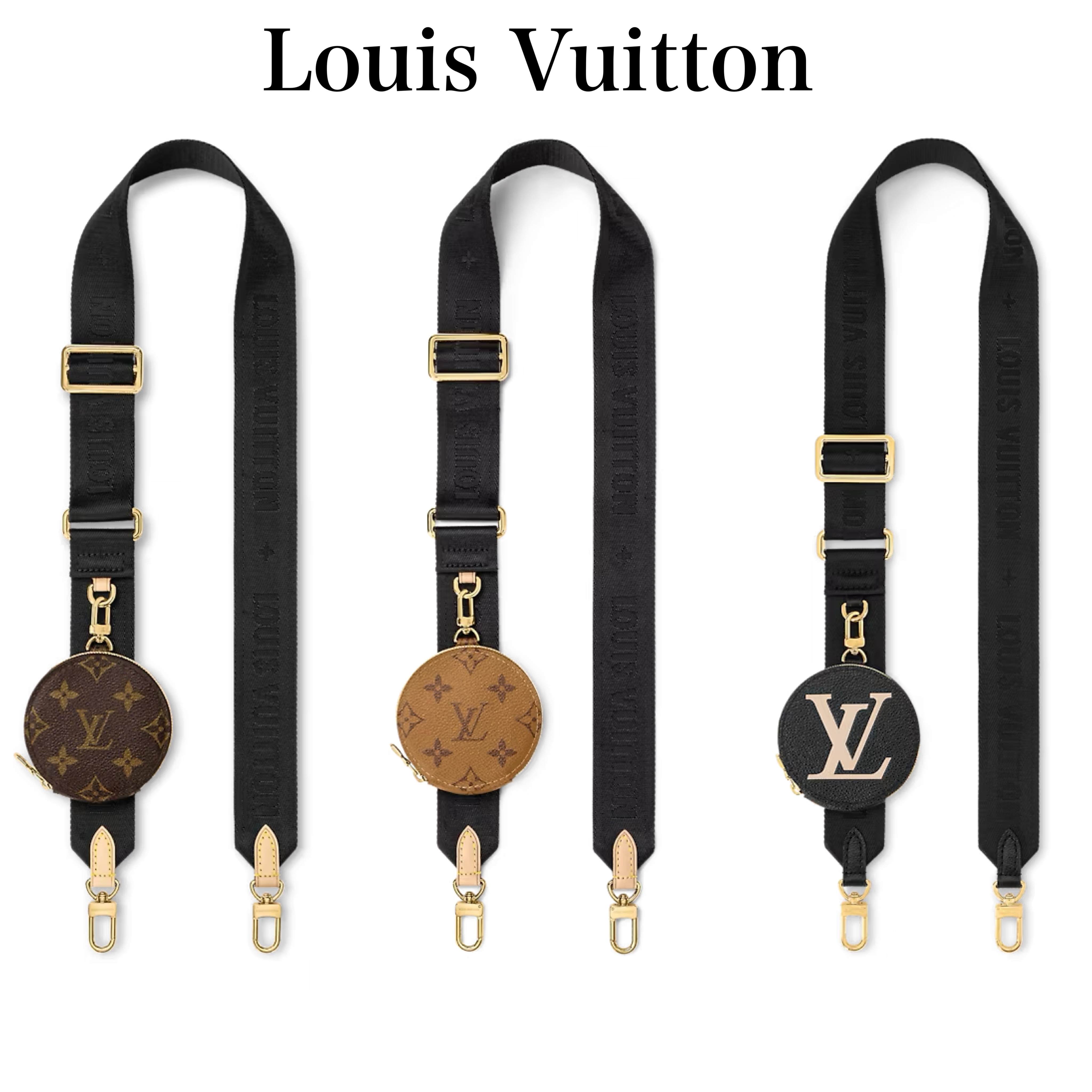 Louis Vuitton ブラックストラップ Louis Vuitton ショルダー