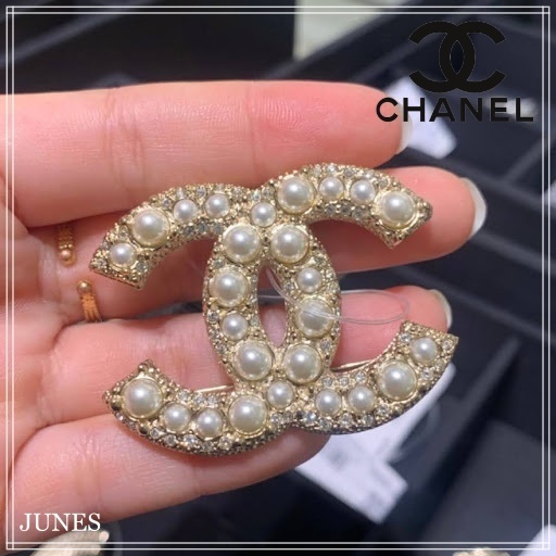 CHANEL CCロゴ ブローチ ゴールド