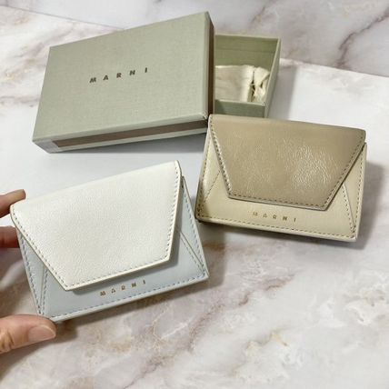 ベージュ系 MARNI(マルニ) 折りたたみ財布(レディース) - ブランド通販
