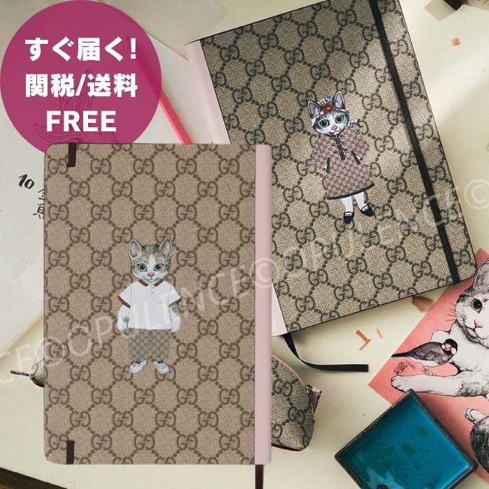 日本限定 GUCCI グッチ ヒグチユウコ コラボ GG キャット ノート