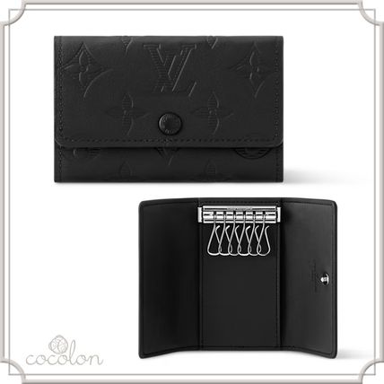 ルイヴィトン キーケース キーチェーン キーリング 黒 ブラック（黒