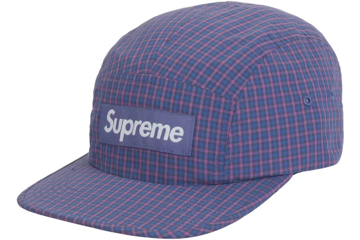 シュプリーム☆チェックキャップ☆Cordura Plaid Camp Cap (Supreme
