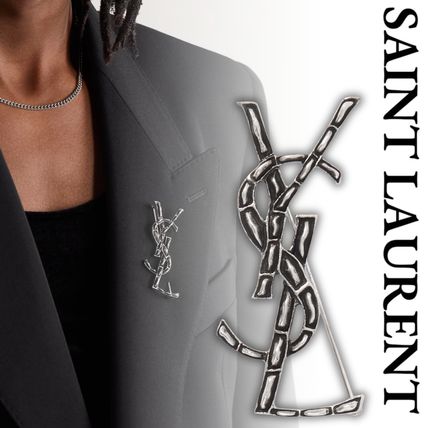 SAINT LAURENT サンローラン ブローチ（値下げ可能） ブローチ 美品