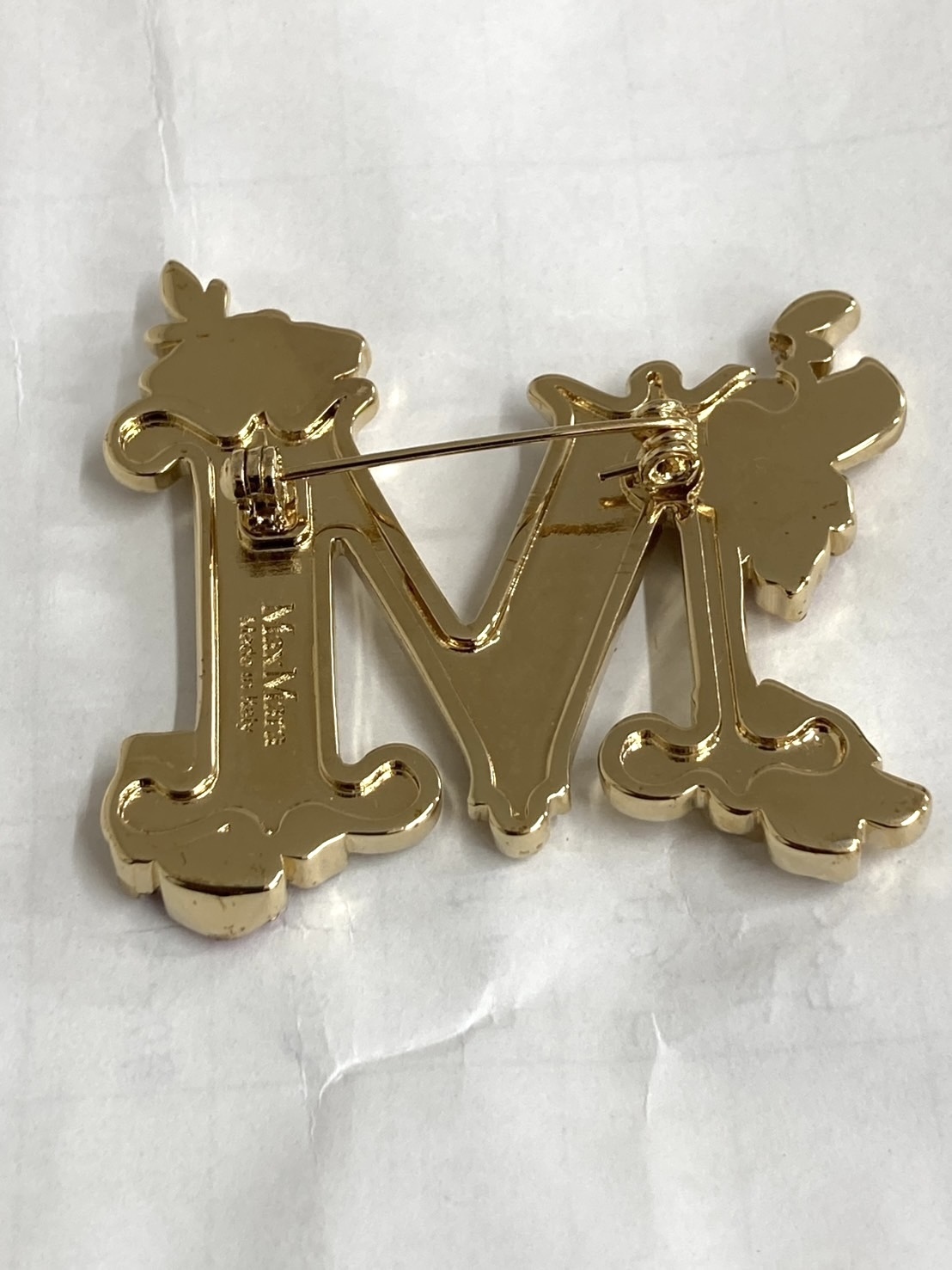 MAX MARA 訳あり特価 クリスタル フラワーブローチ [CNYピン] (Max