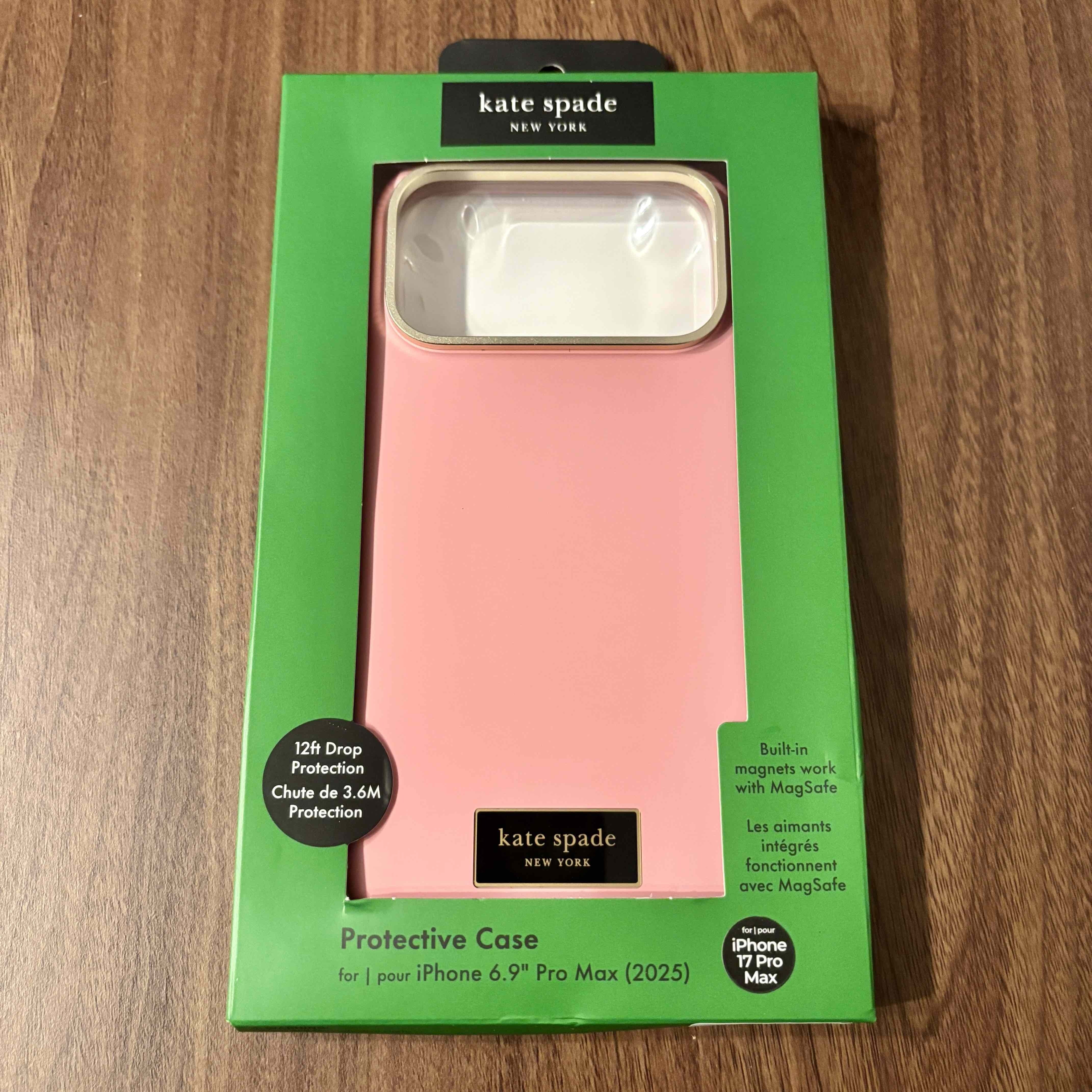 kate spade iPhone17ProMax ケース Icon Dusk Rose MagSafe (kate