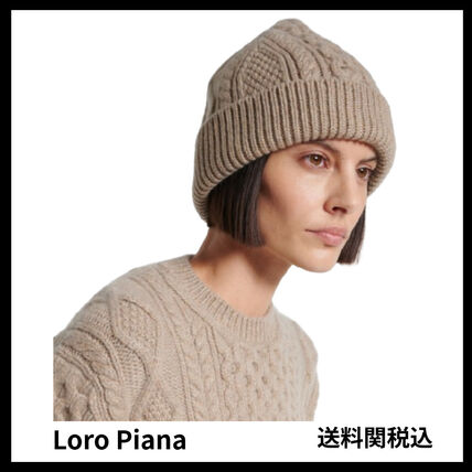 Loro Piana(ロロ・ピアーナ) ニットキャップ・ビーニー(レディース