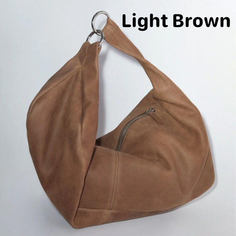 Paloma Wool ブラウンレザーショルダーバッグ