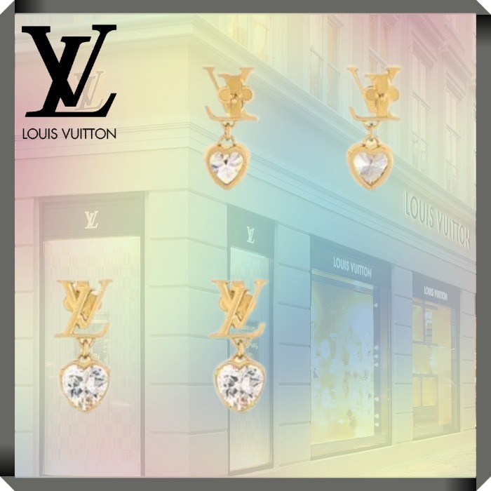 かわいい♪Louis Vuitton☆ピアス・LVアイコニックハート (Louis
