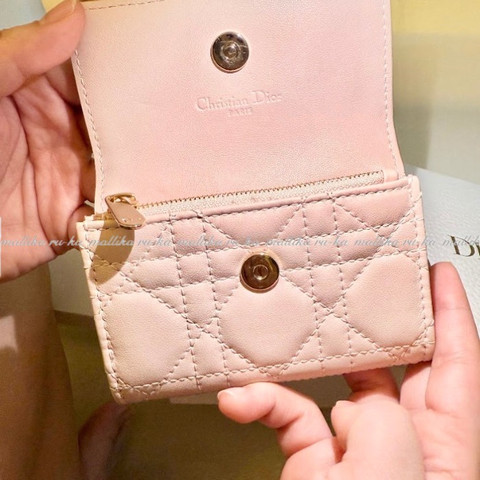 国内発☆【Dior】My Dior Glycine ウォレット パウダーピンク (Dior