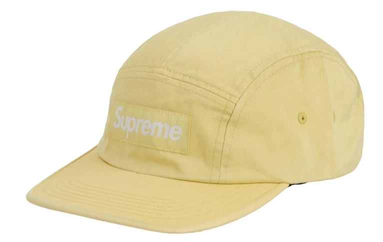 25SS Week5☆Supreme Washed Chino Twill Camp Cap (Supreme/キャップ