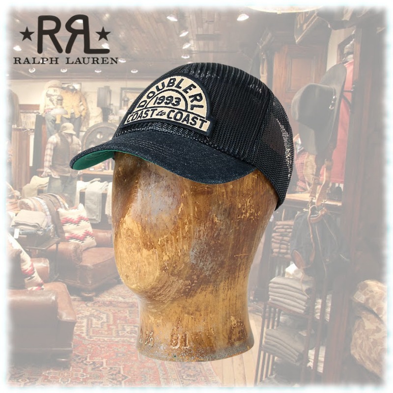 RRL メッシュ トラッカー キャップ RRL(ダブルアールエル) ロゴパッチ