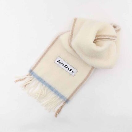 AcneStudios マフラー ホワイト ホワイト（白）系 Acne Studios(アクネ