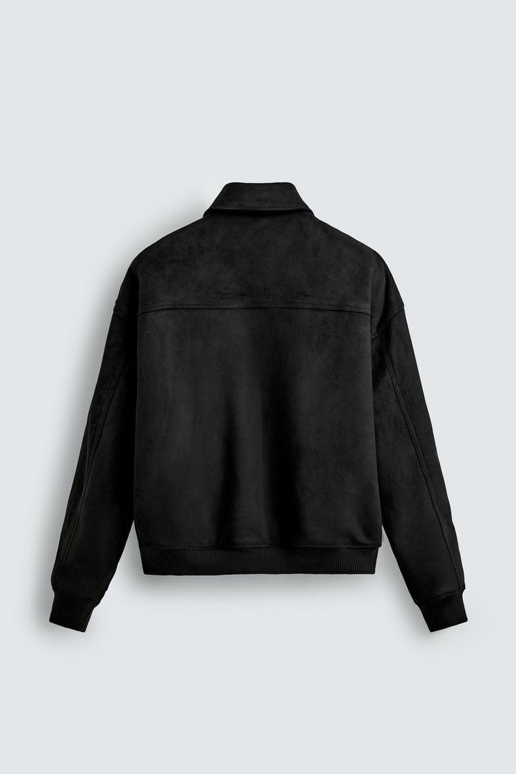 ZARA】フェイクスエード キルティングジャケット 6318/302/800 (ZARA