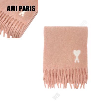 ピンク系 AMI PARIS(アミ パリス) マフラー(メンズ) - ブランド通販のBUYMA