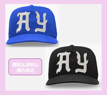 ブラック（黒）系 ASKYURSELF(アスクユアセルフ) キャップ(メンズ