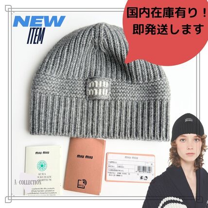 アウトレット MiuMiu(ミュウミュウ) ニットキャップ・ビーニー