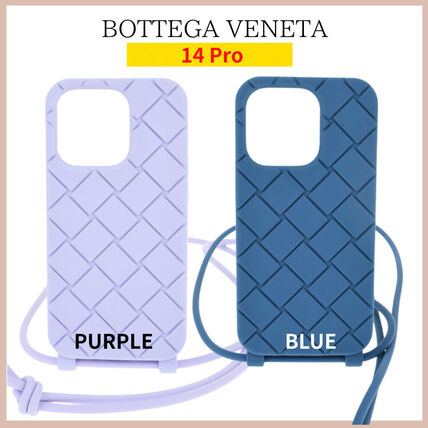 シリコン ブルー（青）系 BOTTEGA VENETA(ボッテガヴェネタ) iPhone