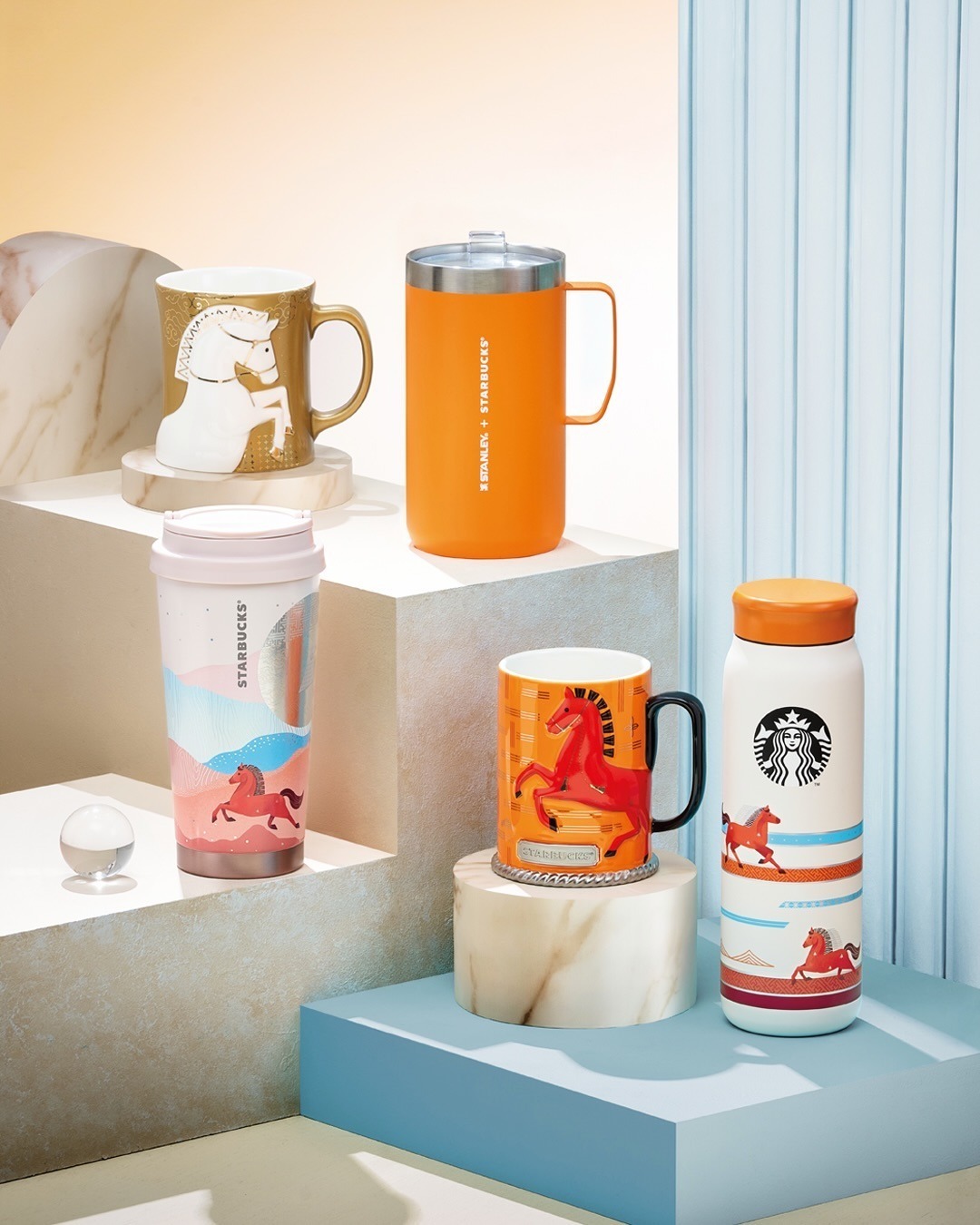 韓国スタバ] 2026新年 Wildtail Redhorse Mug 355ml (Starbucks