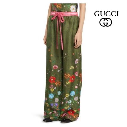 花柄 GUCCI(グッチ) パンツ(レディース) - ブランド通販のBUYMA