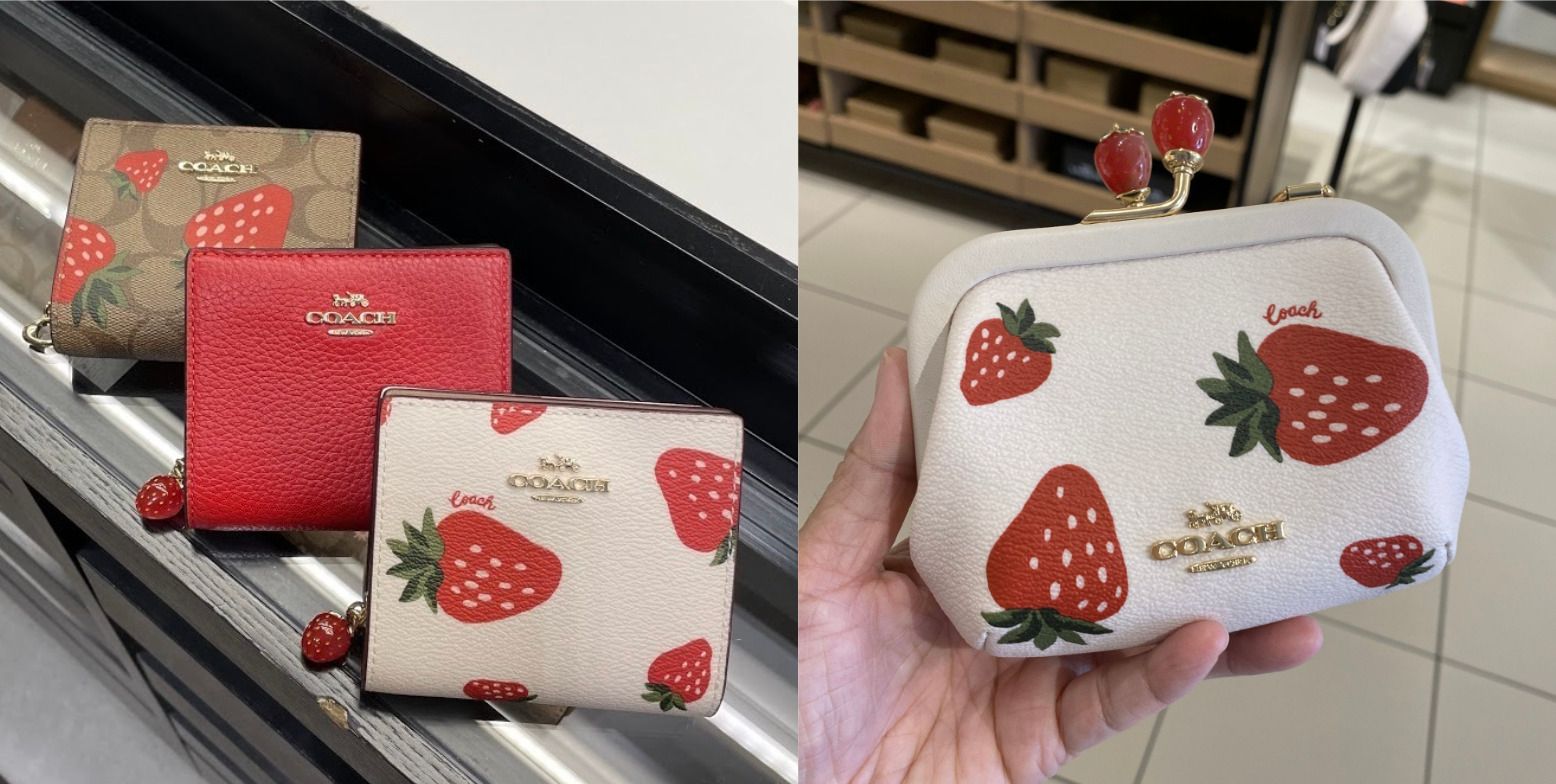 いちご柄がキュートなCoach(コーチ)のアイテムに注目！お得なセール