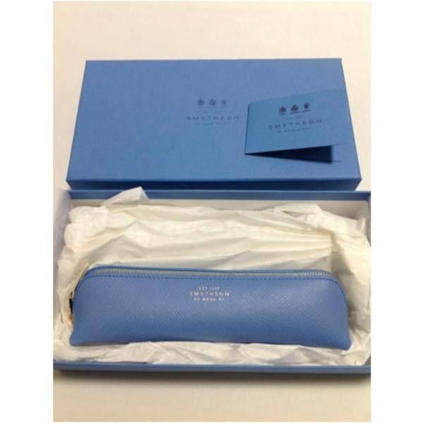 即発送】セレブ愛用！SMYTHSON☆PANAMA レザー ペンケース (SMYTHSON
