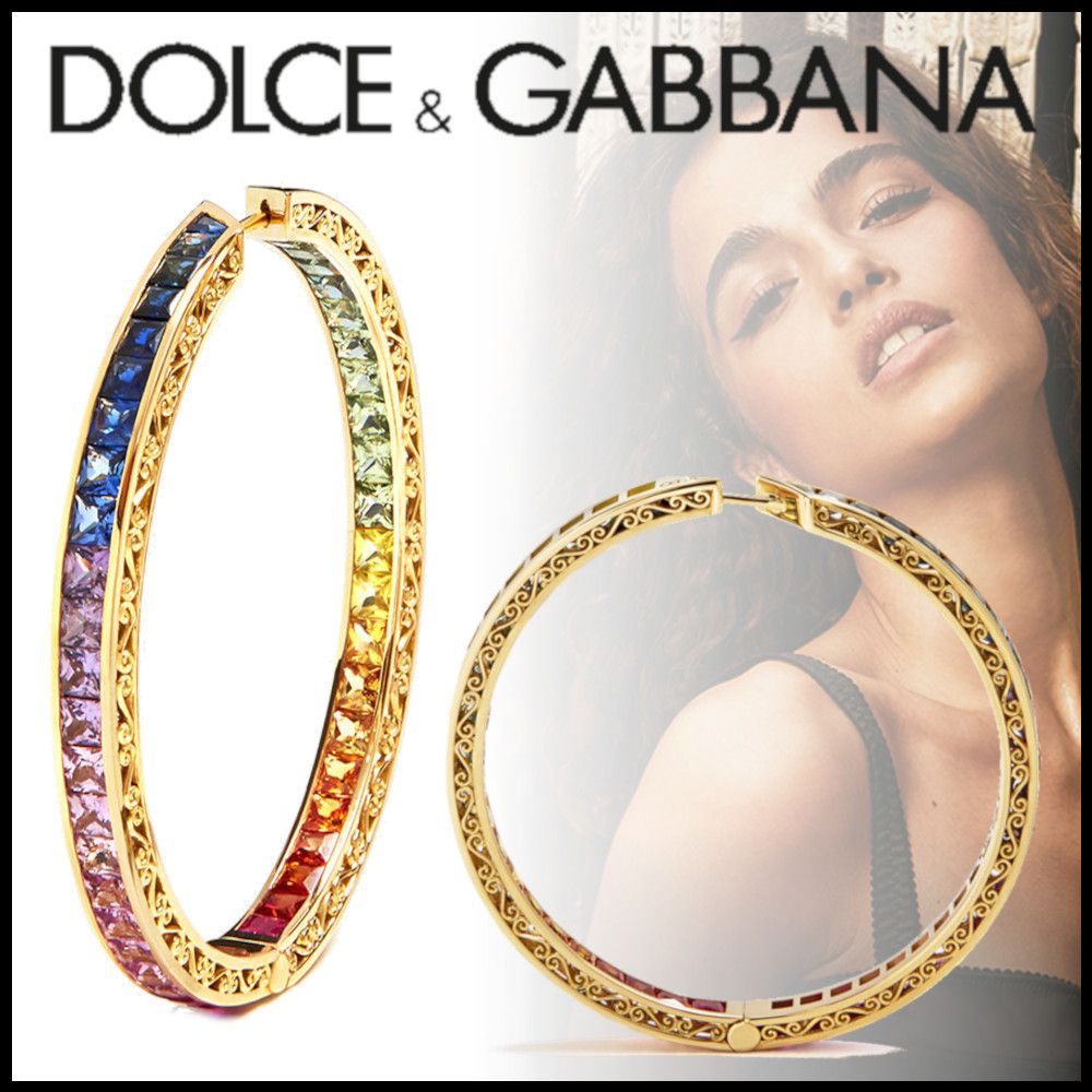 D&G JEWELS ドルガバ ピアス オールド ヴィンテージスタイル D&G