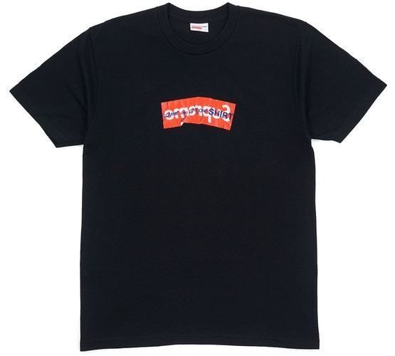 Supreme Comme des Garcons シュプリーム ギャルソン Tシャツ 黒