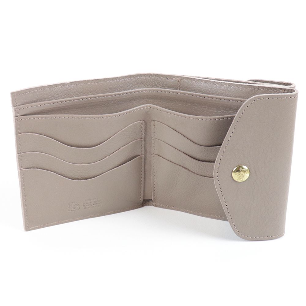 イルビゾンテ 二つ折り財布 Wホック コインケース付き トルトラ (IL