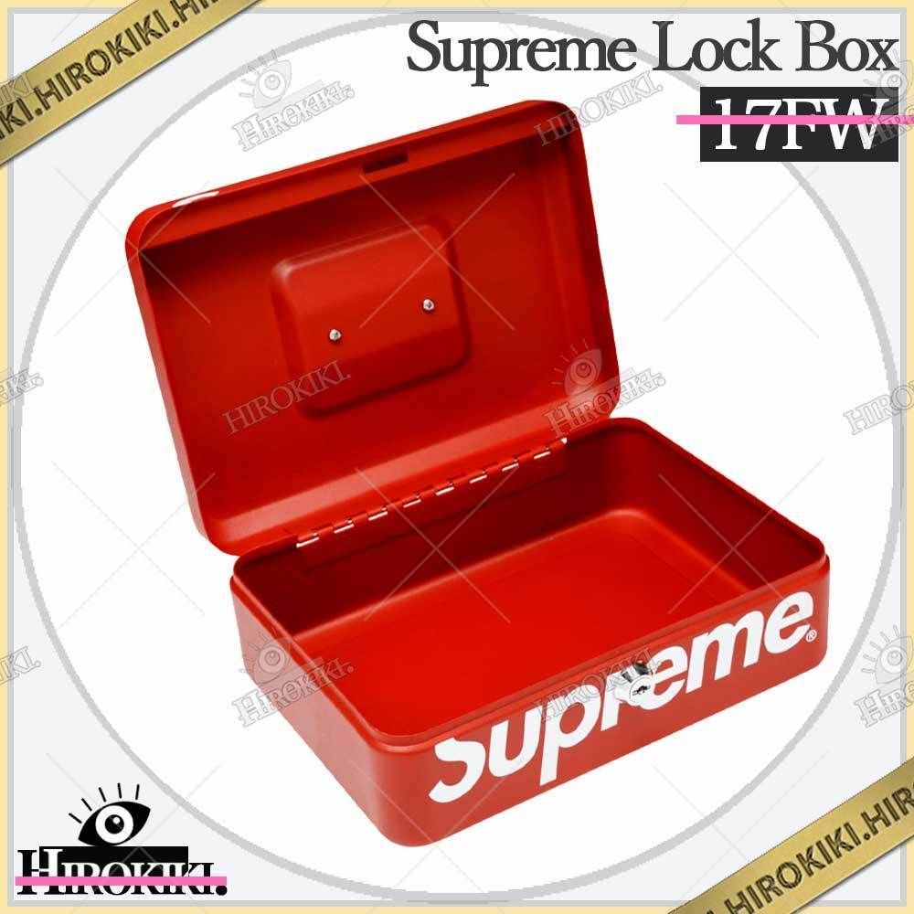 17FW /Supreme Lock Box ロゴ ロック ボックス 工具入れ 金庫 (Supreme