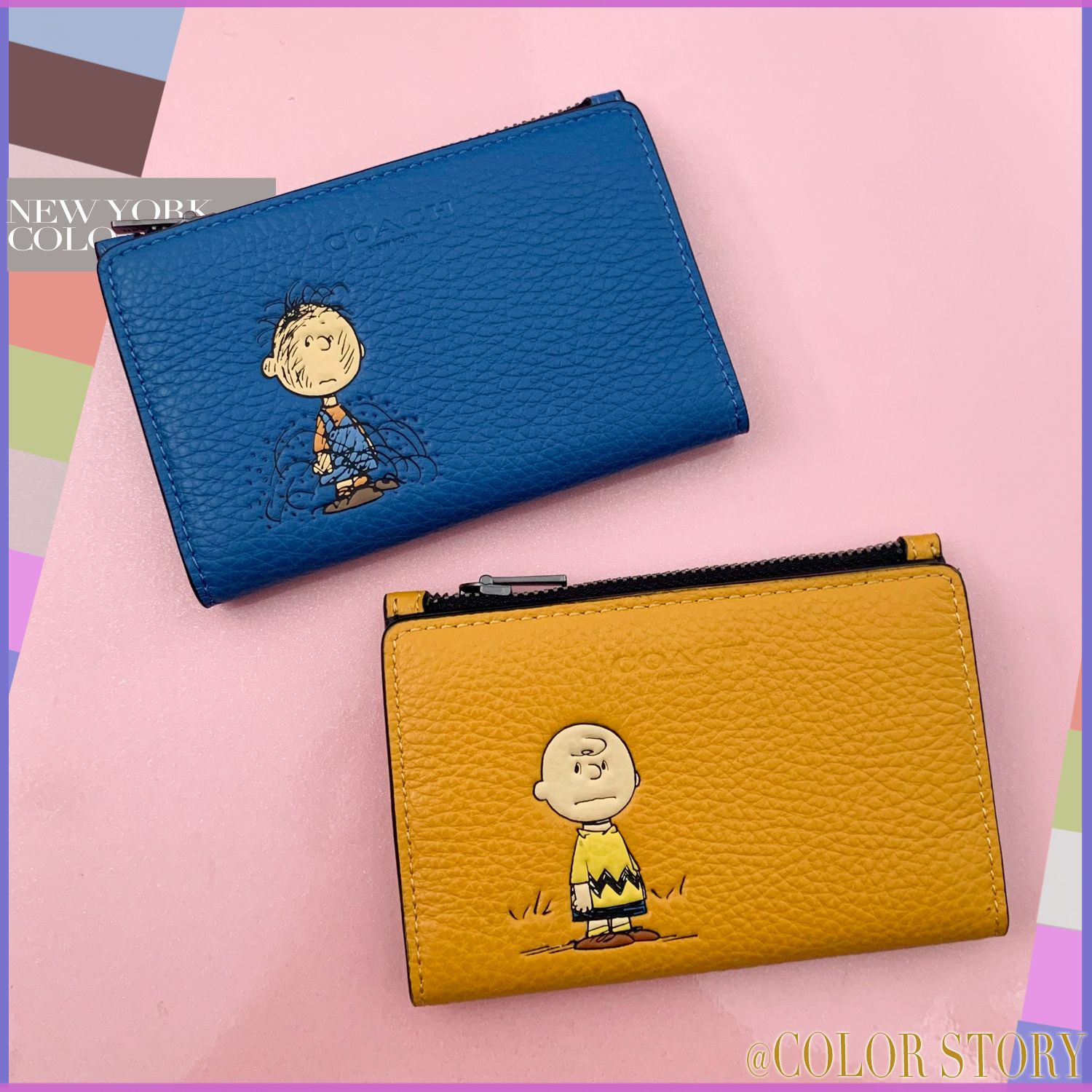 COACH x スヌーピー】○完売レア○PEANUTS お財布カードケース (Coach