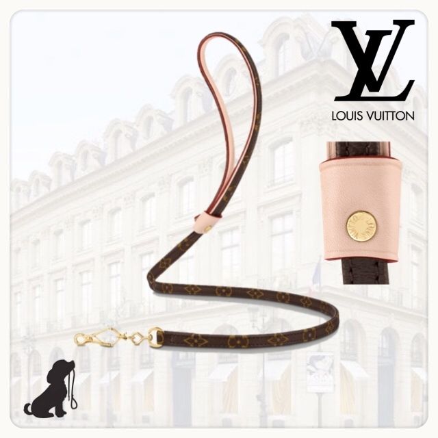 LOUIS VUITTON ルイ ヴィトン ペット用品 小型犬用 リード首輪 ルイ